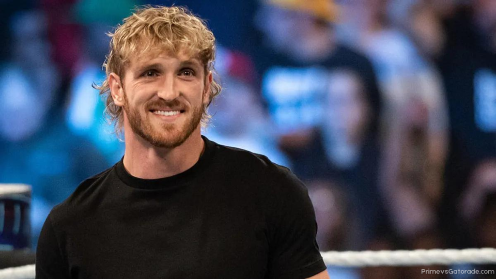 Logan Paul in the WWE ring