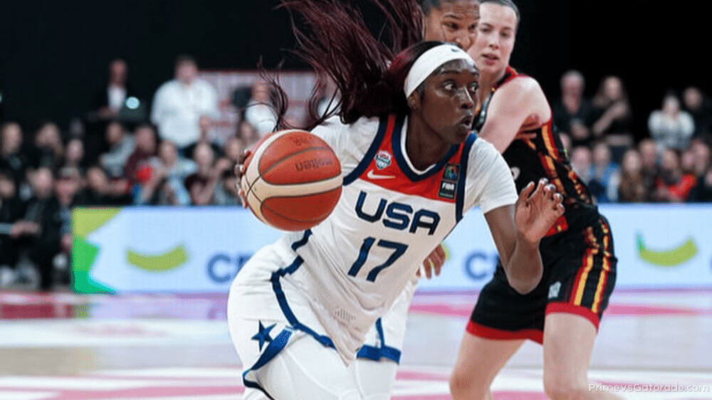 Kahleah Copper Playing for Woman Basketball Team USA