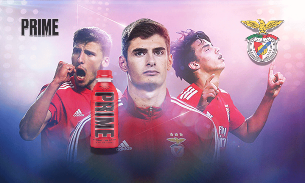 PRIME Hydration Signs SL Benfica