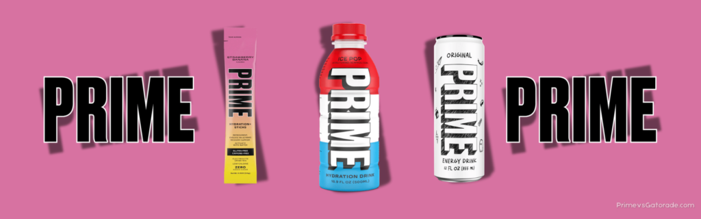 PRIME Hydration product line