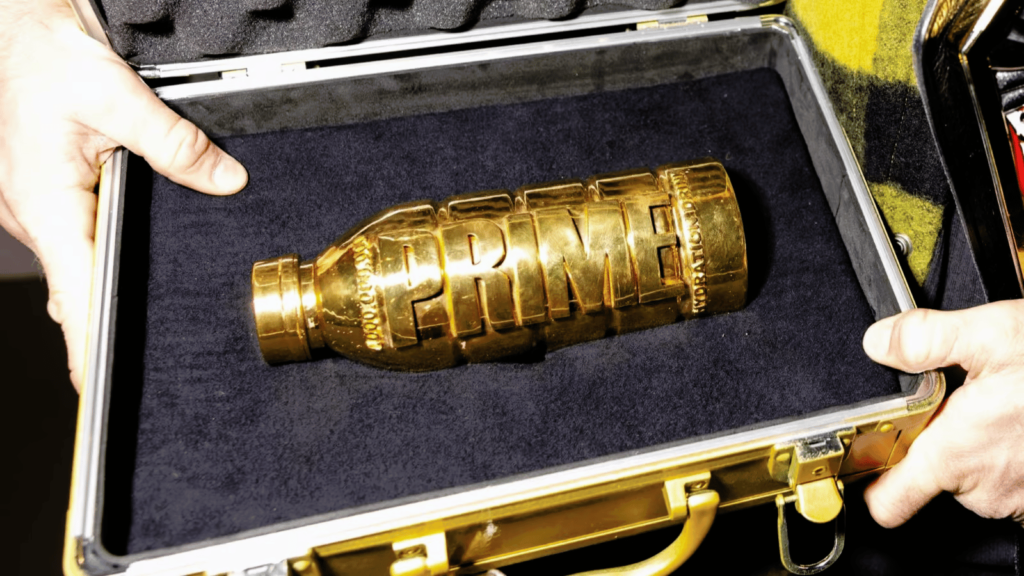 PRIME Hydration 24 karat gold 1,000,000 bottle edition